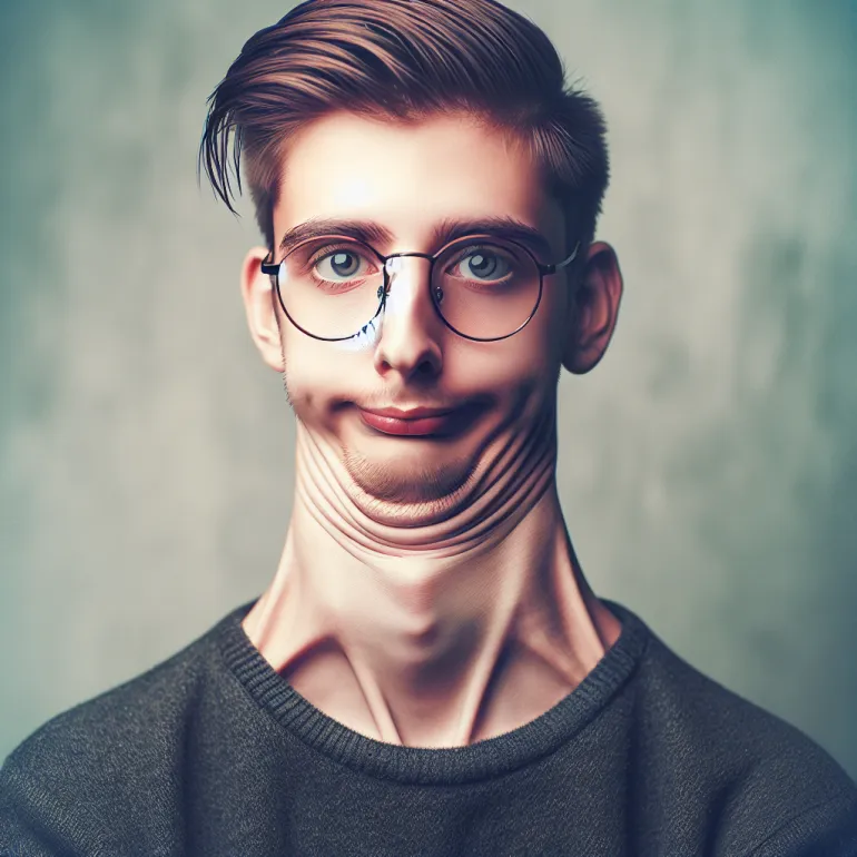 Второй подбородок у худых мужчин: причины и способы устранения