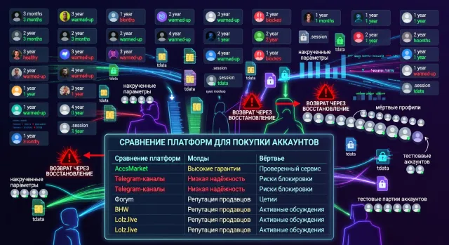 Где безопасно купить телеграм-аккаунты оптом: обзор проверенных площадок и рисков
